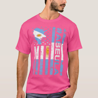 T-shirt Abuela Argennian Grandma USA Argentine Mot