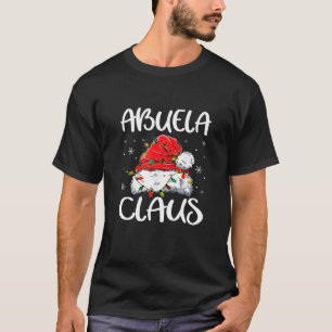T-shirt Abuela Claus Pajama de Noël Famille Correspondant