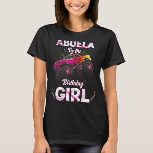T-shirt Abuela De L'Anniversaire Fille Monster Anniversair
