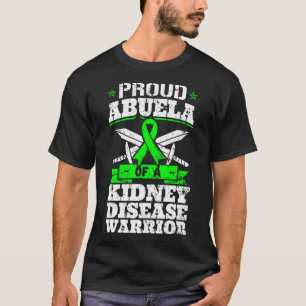 T-shirt Abuela D'Une Maladie Du Rein Guerrier Sensibilisat