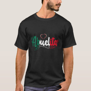 T-shirt Abuelita Mexique Drapeau Bandera Mexicaine Art Fem