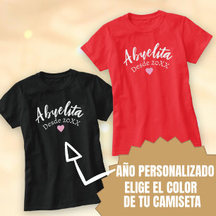 T-shirt Abuelita Regalo Personalizado