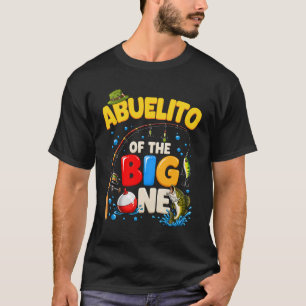 T-shirt Abuelito De La Grande Famille De Pêche Anniversair