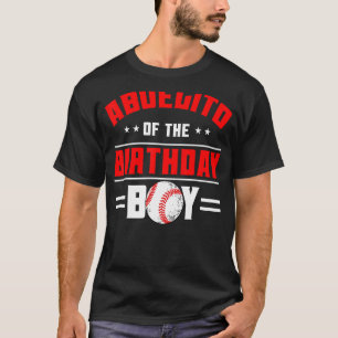 T-shirt Abuelito De L'Anniversaire Boy Baseball Thème Fami