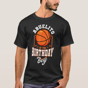 T-shirt Abuelito De L'Anniversaire Garçon Basketball Thème