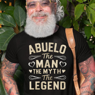 T-shirt ABUELO   L'Homme Le Mythe La Légende Fête des Père