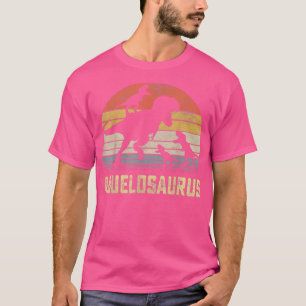 T-shirt Abuelo saurus T Re Dinosaur Abuelo 3 enfants Famil
