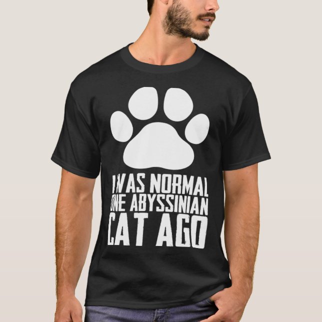 T-shirt Abyssinian  Abyssinian cat  Abyssinian mom (Devant)