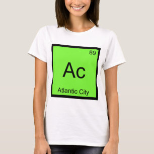 T-shirt Ac - Atlantic City Chimie Symbole Tee