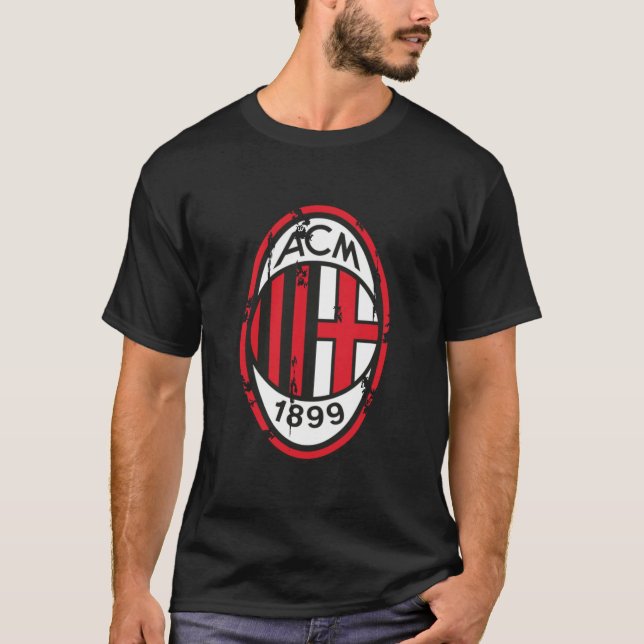 T-shirt Ac milan rétro (Devant)