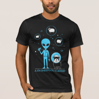 T-shirt Académie Alien Sheepdog | Amusant espace Sci-Fi He
