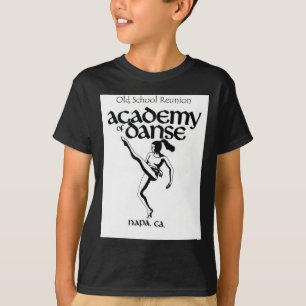 T-shirt Académie de vieille école de la Réunion de dans