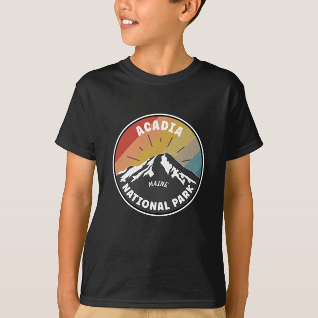 T-shirt Acadia National Park Maine (Devant)