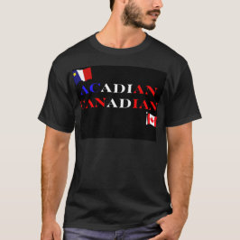 T-shirt Acadien canadien