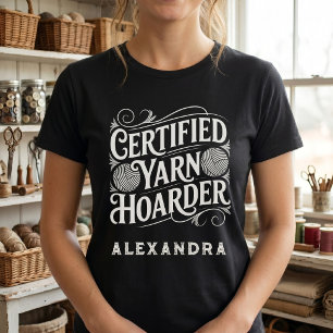 T-shirt Accapareuse de fil certifiée réserve personnelle p
