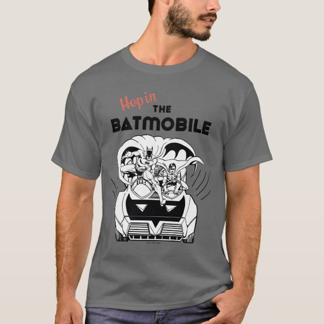 T-shirt Accéder au Batmobile (Devant)