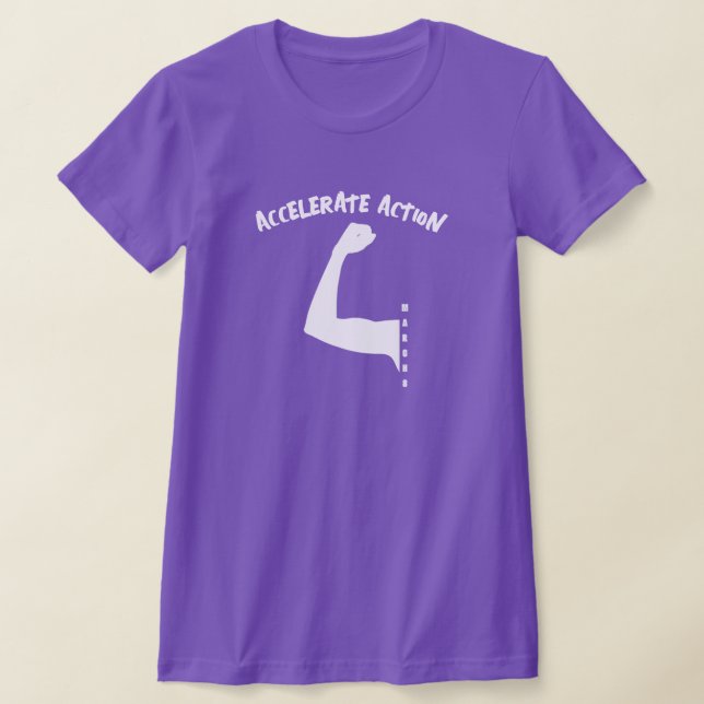 T-shirt Accélérer l'action 8 mars Journée de la femme 2025 (Poser)