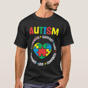 T-shirt Acceptation Amour Communauté de soutien pour l'aut