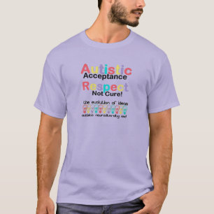 T-shirt Acceptation autistique Respect non guéri