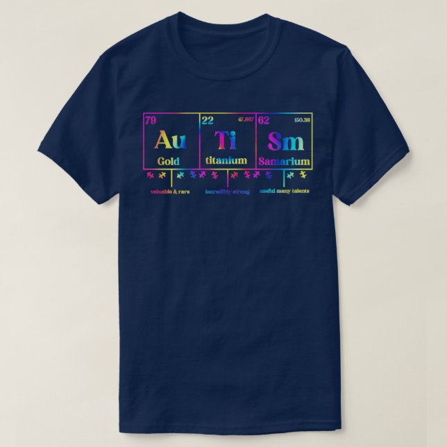 T-shirt Acceptation De sensibilisations sur l'autisme Femm (Design devant)