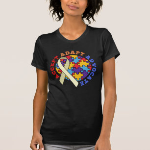 T-shirt Accepter Adapt Advocate-Sensibilisation sur l'auti