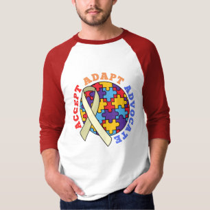 T-shirt Accepter Adapt Advocate-Sensibilisation sur l'auti