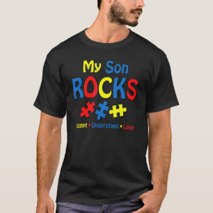 T-shirt Accepter Comprendre Amour Mon Fils Déchire Puzzle