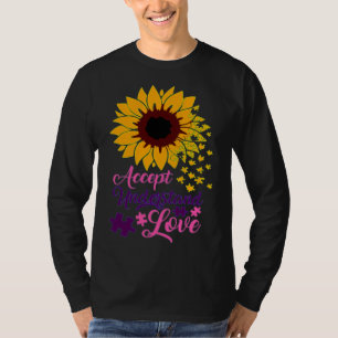T-shirt Accepter Comprendre l'amour Autisme Support Tourne