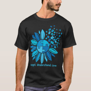 T-shirt Accepter l'amour Comprendre la Sensibilisation sur