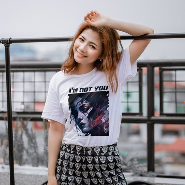 T-shirt Accepter l'individualité : Je ne suis pas vous (Créateur téléchargé)