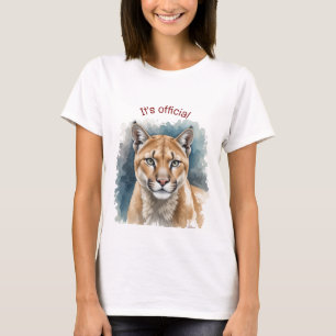 T-shirt Accessoire d'anniversaire de Cougar amusant sur la