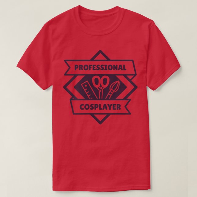 T-shirt Accessoires Cosplayer Professionnels (Design devant)