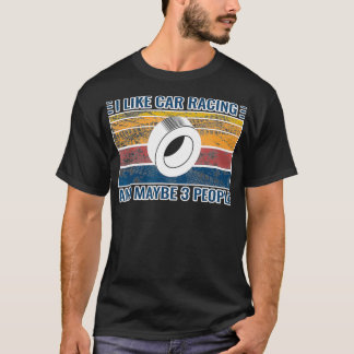 T-shirt accessoires de course automobile pour hommes cours