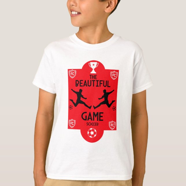 T-shirt Accessoires de football de football (Devant)