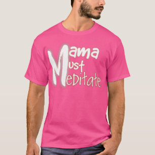 T-shirt Accessoires de méditation pour maman yoga