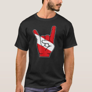 T-shirt Accessoires de plongée en scaphandre - Drapeau de