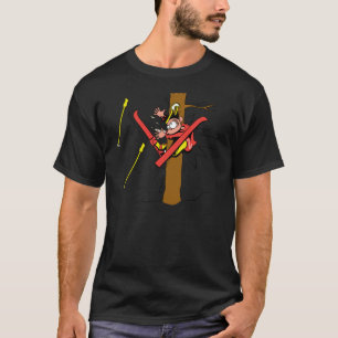 T-shirt Accident de ski