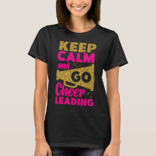 T-shirt Acclamations Cheerleading Garder Son Calme Et Alle