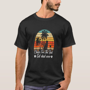 T-shirt Acclamations d'hommes pour le meilleur papa chat q