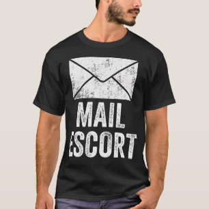 T-shirt Accompagnateur de Courrier Drôle Travailleur Posta