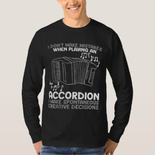 T-shirt Accordéon Joueuse Pour Hommes Femmes Accordéoniste