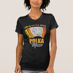T-shirt Accordéon musical Polka Dancing polonais