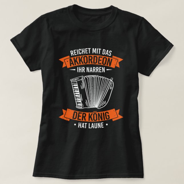 T-shirt Accordez votre musicien Jester Harmonica Instrumen (Design devant)