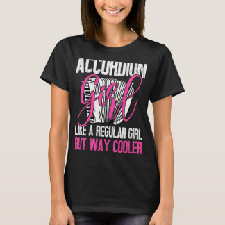 T-shirt Accordion Girl Vacation pour Accordions