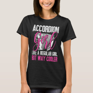 T-shirt Accordion Girl Vacation pour Accordions