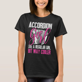 T-shirt Accordion Girl Vacation pour Accordions