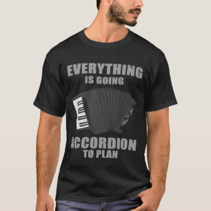 T-shirt Accordion Hommes Femmes Joueuse Cool aux instrumen