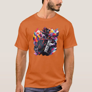 T-shirt Accordioniste - Musique-Instrument Musique-Arts