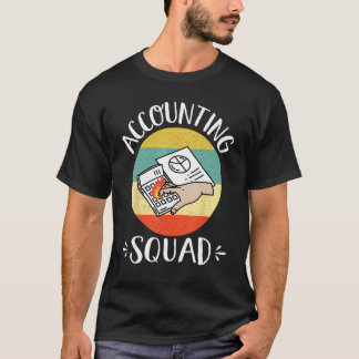 T-shirt Accounting Squad Cute Accountant Colleague Matchin