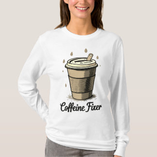 T-shirt Accro à la caféine